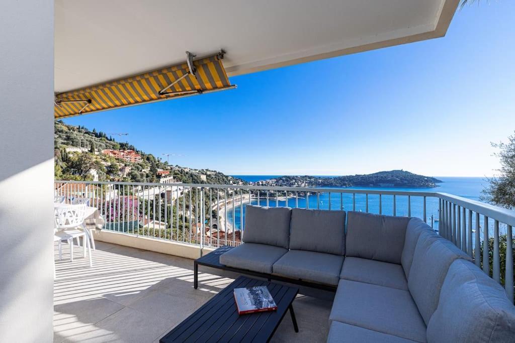 Villefranche Sur Mer:Appartement-Villa, Vue Mer, Jardin, Parking. Ngoại thất bức ảnh
