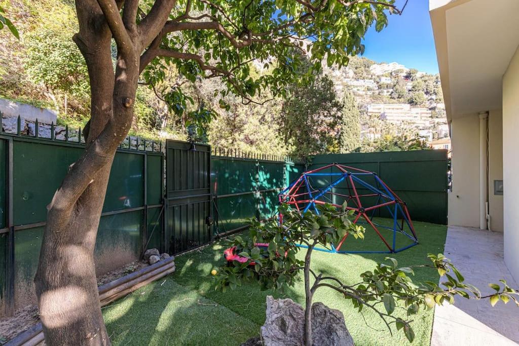 Villefranche Sur Mer:Appartement-Villa, Vue Mer, Jardin, Parking. Ngoại thất bức ảnh