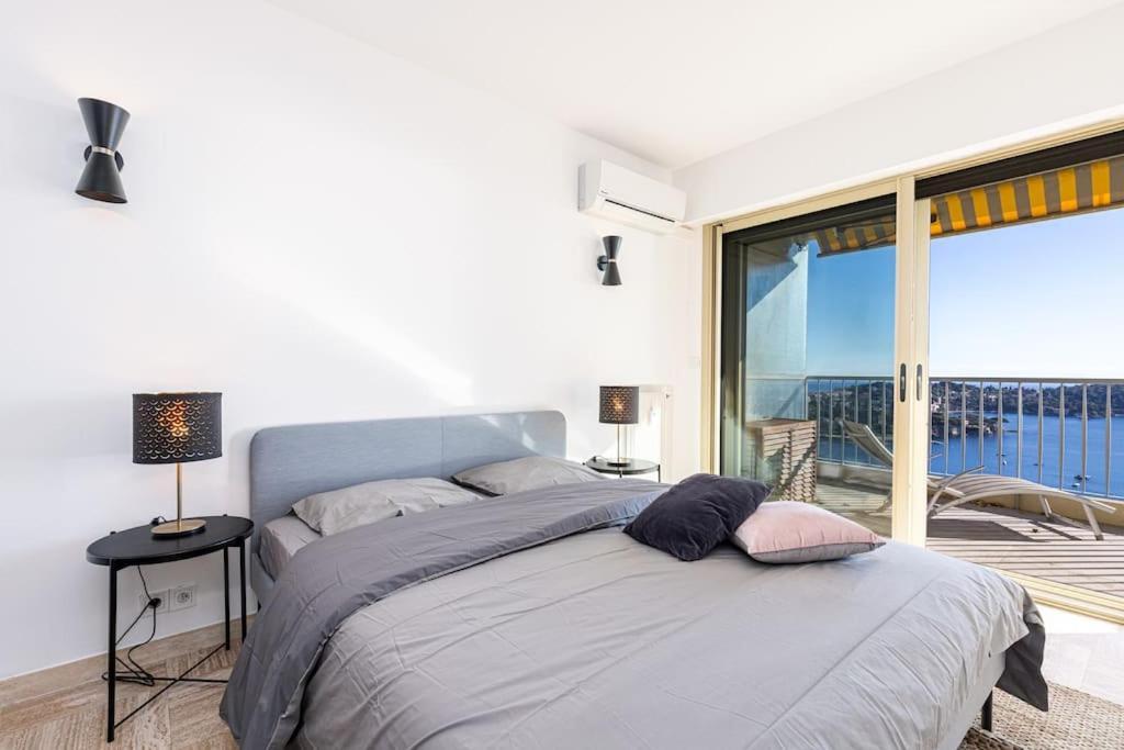 Villefranche Sur Mer:Appartement-Villa, Vue Mer, Jardin, Parking. Ngoại thất bức ảnh