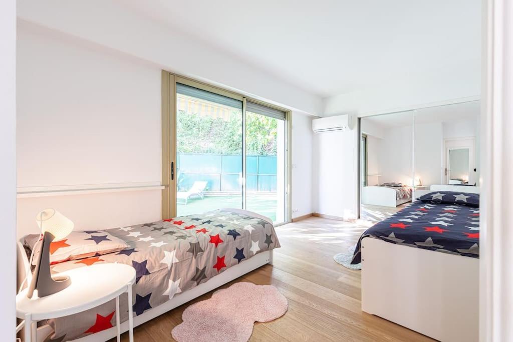 Villefranche Sur Mer:Appartement-Villa, Vue Mer, Jardin, Parking. Ngoại thất bức ảnh