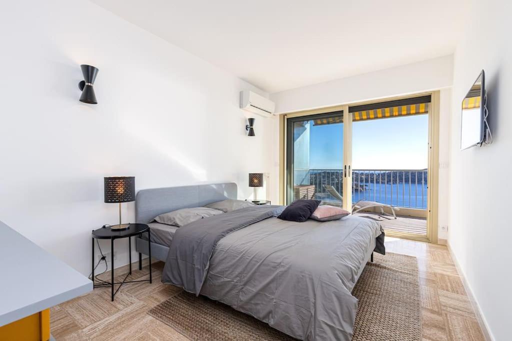 Villefranche Sur Mer:Appartement-Villa, Vue Mer, Jardin, Parking. Ngoại thất bức ảnh
