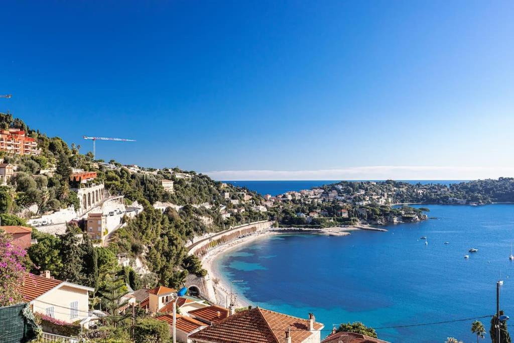 Villefranche Sur Mer:Appartement-Villa, Vue Mer, Jardin, Parking. Ngoại thất bức ảnh